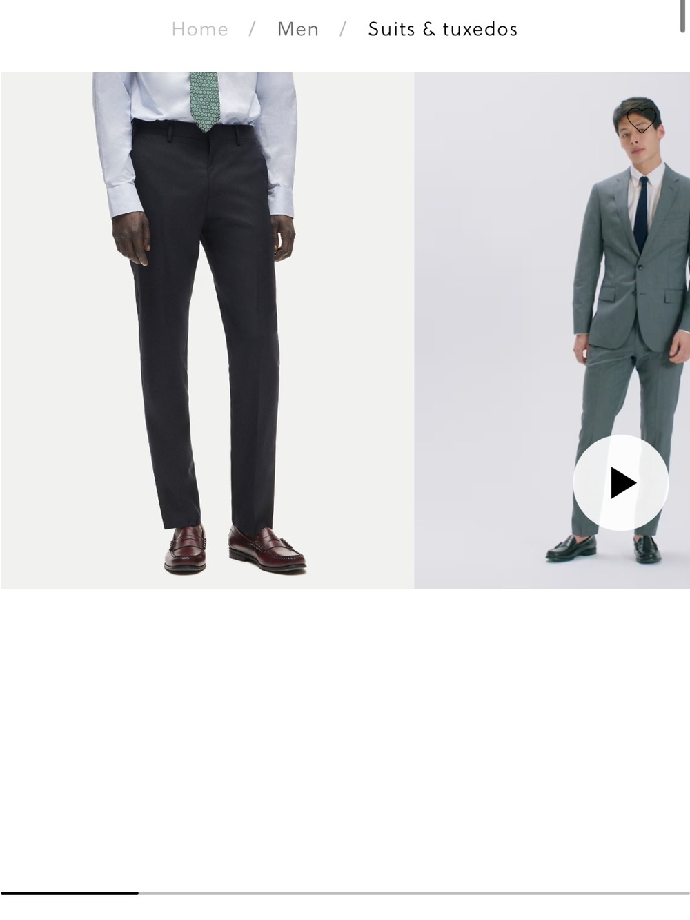 J. Crew Ludlow Slim-fit suit pant in Italian worsted wool - Dark Navy